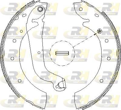 Roadhouse 4514.01 - Ganascia freno autozon.pro