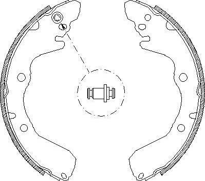 Alpha Brakes HST-MS-030 - Kit ganasce freno autozon.pro