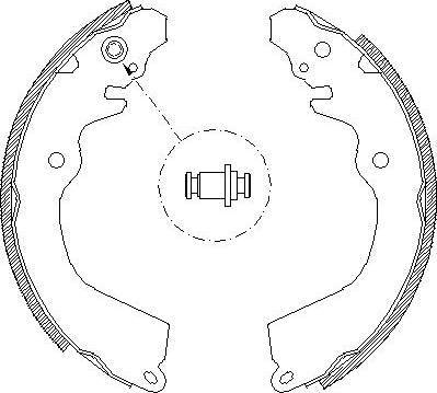 Alpha Brakes HST-MS-050 - Kit ganasce freno autozon.pro