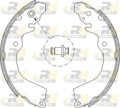 Roadhouse 4646.00 - Ganascia freno autozon.pro