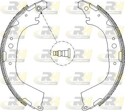 Roadhouse 4650.01 - Ganascia freno autozon.pro