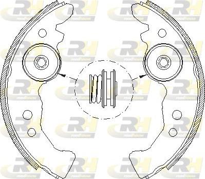 Roadhouse 4617.00 - Ganascia freno autozon.pro