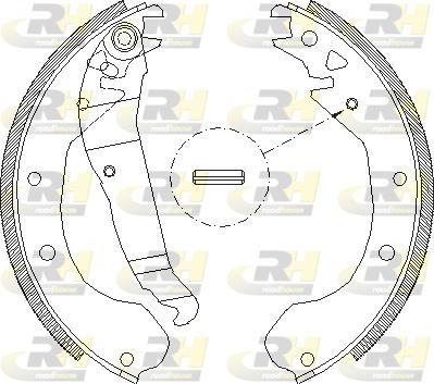 Roadhouse 4090.00 - Ganascia freno autozon.pro