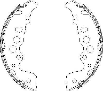 Alpha Brakes HST-SU-018 - Kit ganasce freno autozon.pro