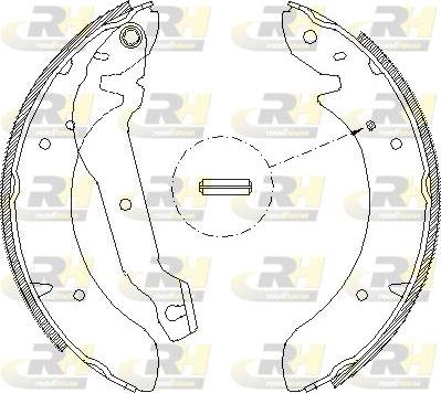 Roadhouse 4054.00 - Ganascia freno autozon.pro