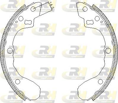 Roadhouse 4060.01 - Ganascia freno autozon.pro