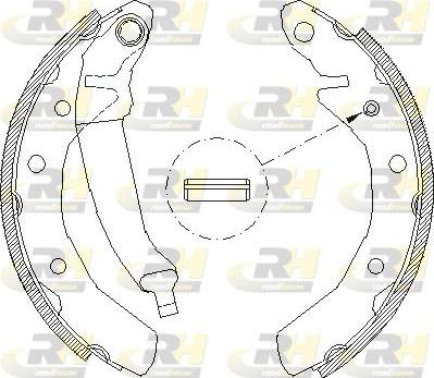 Roadhouse 4086.00 - Ganascia freno autozon.pro