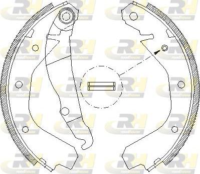 Roadhouse 4088.00 - Ganascia freno autozon.pro