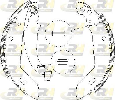 Roadhouse 4083.00 - Ganascia freno autozon.pro