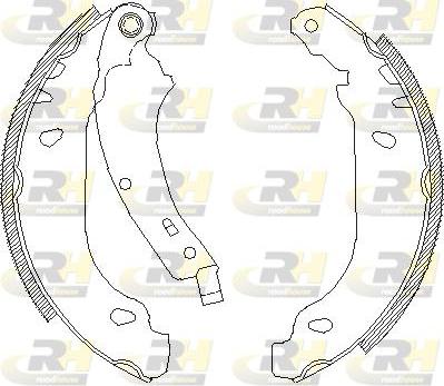 Roadhouse 4074.00 - Ganascia freno autozon.pro