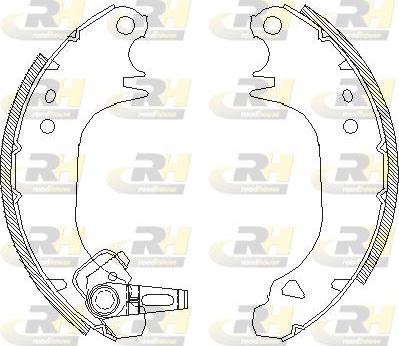 Roadhouse 4075.00 - Ganascia freno autozon.pro