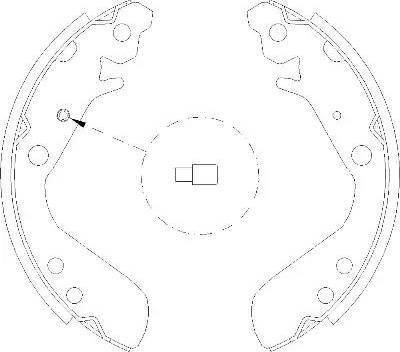 Alpha Brakes HST-HD-017 - Kit ganasce freno autozon.pro