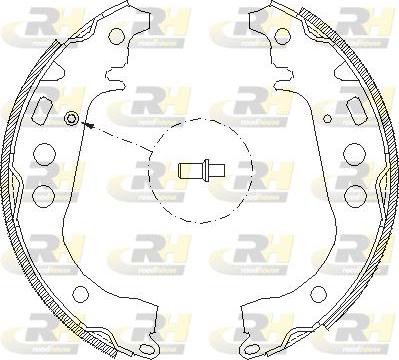 Roadhouse 4101.00 - Ganascia freno autozon.pro