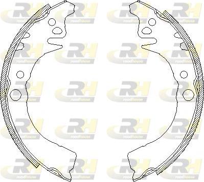 Roadhouse 4102.00 - Ganascia freno autozon.pro