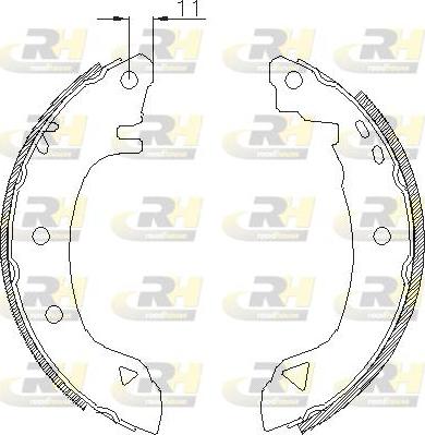 Roadhouse 4182.00 - Ganascia freno autozon.pro