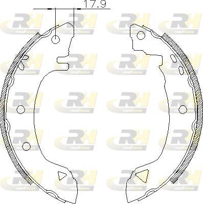 Roadhouse 4182.01 - Ganascia freno autozon.pro