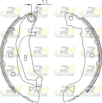 Roadhouse 4182.02 - Ganascia freno autozon.pro