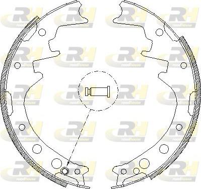 Roadhouse 4346.00 - Ganascia freno autozon.pro