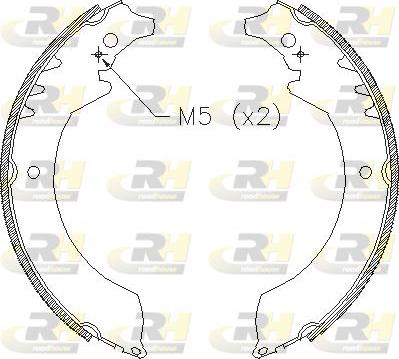 Roadhouse 4355.00 - Ganascia freno autozon.pro