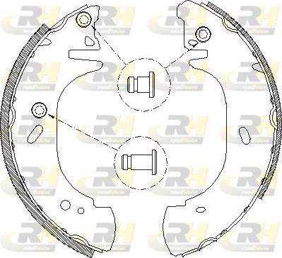 Roadhouse 4306.00 - Ganascia freno autozon.pro