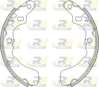 Roadhouse 4381.00 - Ganascia freno autozon.pro