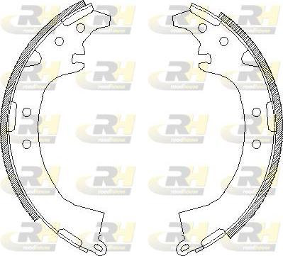 Roadhouse 4387.00 - Ganascia freno autozon.pro