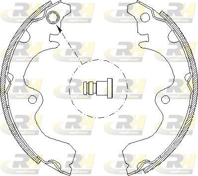 Roadhouse 4334.01 - Ganascia freno autozon.pro