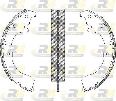 Roadhouse 4333.00 - Ganascia freno autozon.pro