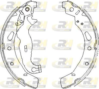 Roadhouse 4242.00 - Ganascia freno autozon.pro