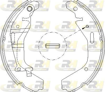 Roadhouse 4202.00 - Ganascia freno autozon.pro