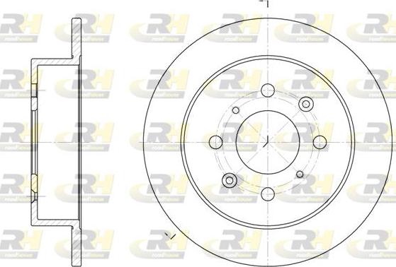 Roadhouse 6521.00 - Discofreno autozon.pro