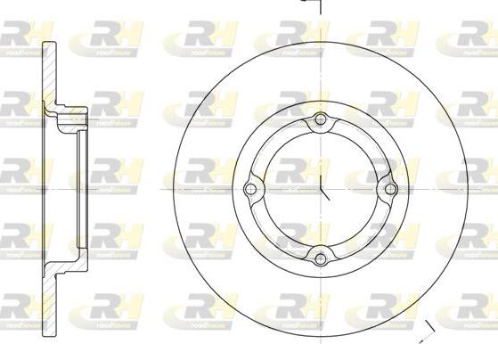 Roadhouse 6014.00 - Discofreno autozon.pro