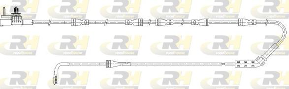 Roadhouse 001192 - Contatto segnalazione, Usura past. freno / mat. d'attrito autozon.pro