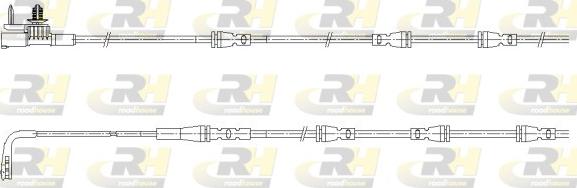 Roadhouse 001197 - Contatto segnalazione, Usura past. freno / mat. d'attrito autozon.pro