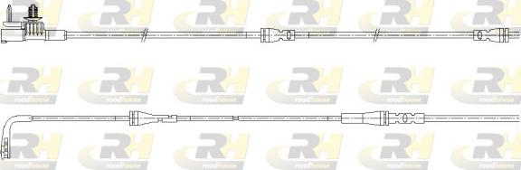 Roadhouse 001171 - Contatto segnalazione, Usura past. freno / mat. d'attrito autozon.pro