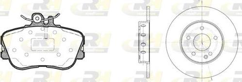 Roadhouse 8445.00 - Kit freno, Freno a disco autozon.pro