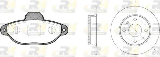 Roadhouse 8414.00 - Kit freno, Freno a disco autozon.pro