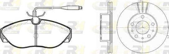 Roadhouse 8486.01 - Kit freno, Freno a disco autozon.pro