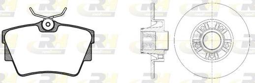 Roadhouse 8591.20 - Kit freno, Freno a disco autozon.pro