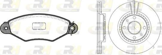 Roadhouse 8643.05 - Kit freno, Freno a disco autozon.pro