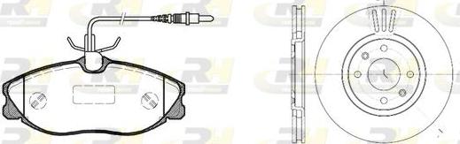 Roadhouse 8604.00 - Kit freno, Freno a disco autozon.pro