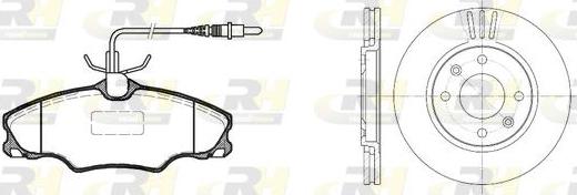 Roadhouse 8603.00 - Kit freno, Freno a disco autozon.pro