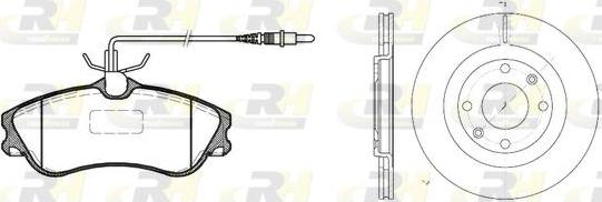 Roadhouse 8634.00 - Kit freno, Freno a disco autozon.pro