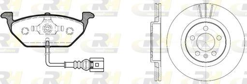 Roadhouse 8633.01 - Kit freno, Freno a disco autozon.pro