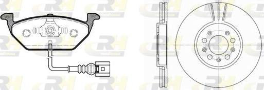 Roadhouse 8633.08 - Kit freno, Freno a disco autozon.pro