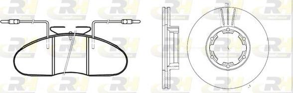 Roadhouse 8048.00 - Kit freno, Freno a disco autozon.pro