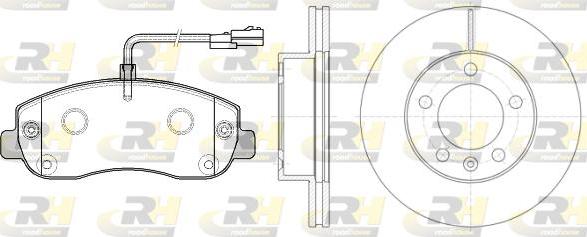 Roadhouse 81449.00 - Kit freno, Freno a disco autozon.pro