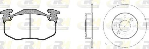 Roadhouse 8144.01 - Kit freno, Freno a disco autozon.pro