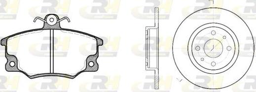 Roadhouse 8146.01 - Kit freno, Freno a disco autozon.pro