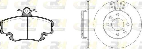 Roadhouse 8141.05 - Kit freno, Freno a disco autozon.pro